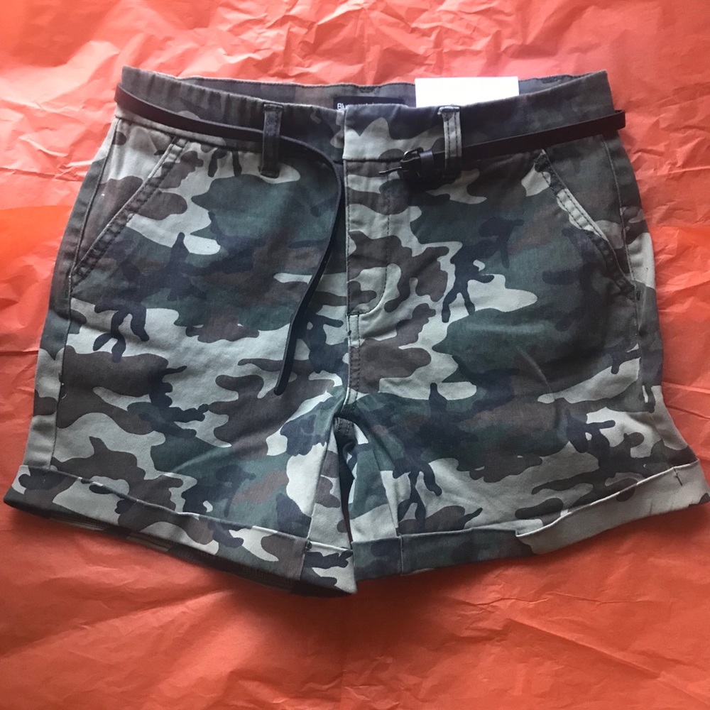 camouflage short shorts